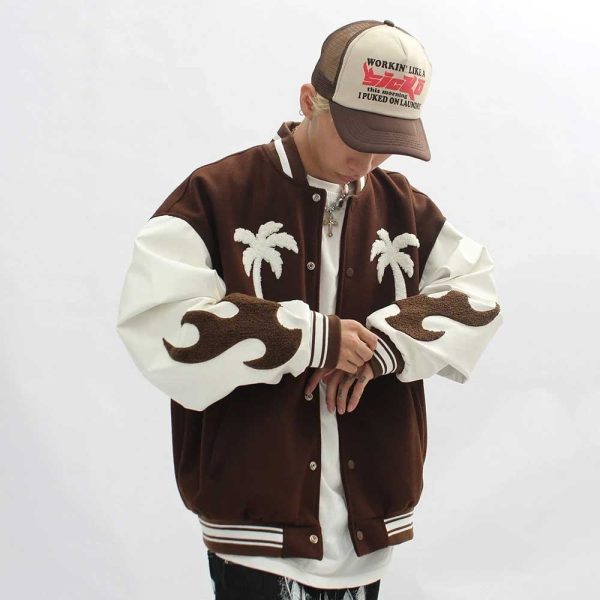 Brown Varsity Jacket