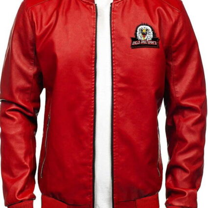 Cobra Kai Eagle Fang Karate Faux Leather Jacket