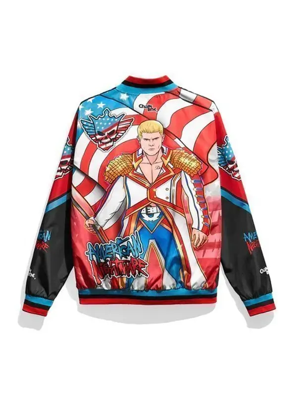 Cody Rhodes Fanimation Satin Fabric Jacket