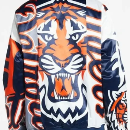 Detroit Tigers All Over Print Cotton Bomber Jacket