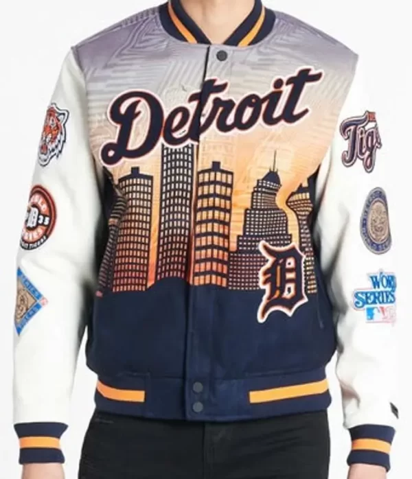 Detroit Tigers Remix Varsity Cotton Jacket