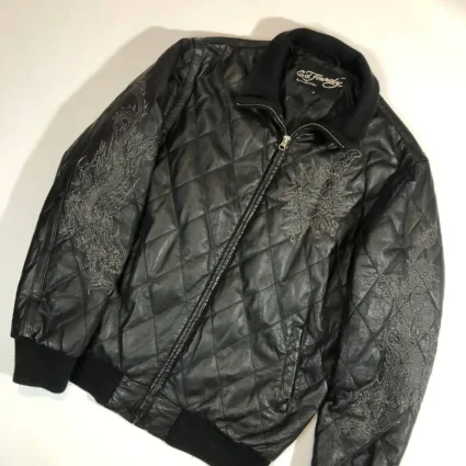 Ed Hardy Men's Leather Jackets