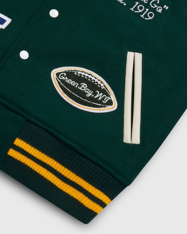 OVO X NFL Green Bay Packers Varsity Jacket