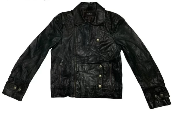 Gucci Leather Black Jacket
