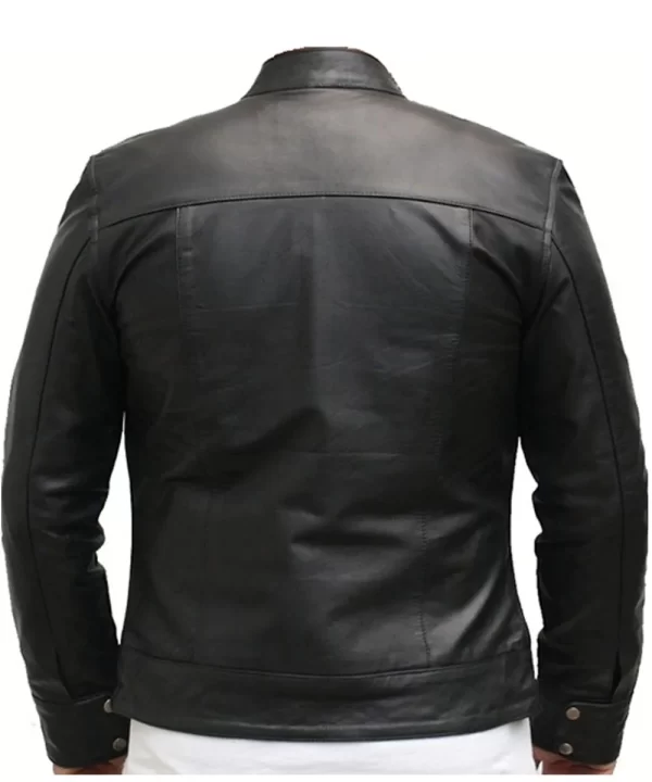 Jason Statham Frankenstein Death Race Striped Leather Jacket