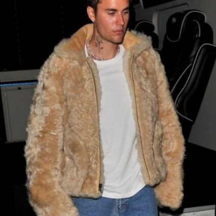 Justin Bieber Faux Fur Jacket