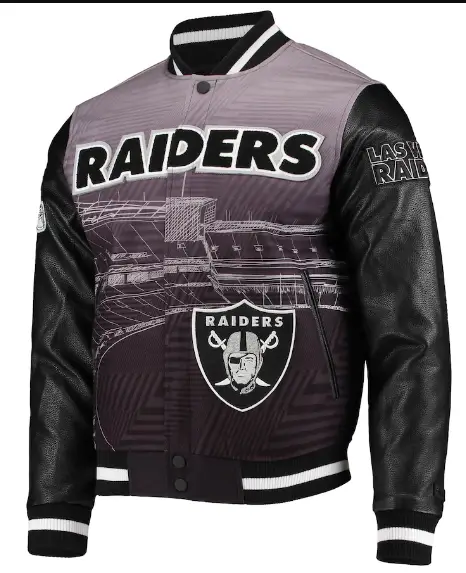 Las Vegas Raiders Cotton Varsity Jacket