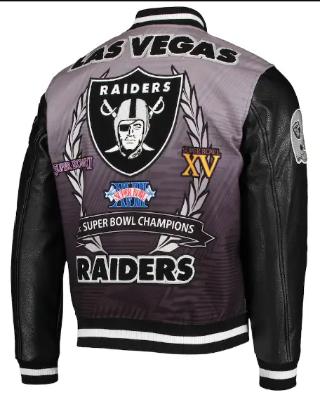 Las Vegas Raiders Varsity Cotton Jacket