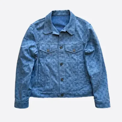 Louis Vuitton Blue Monogram Denim Jacket
