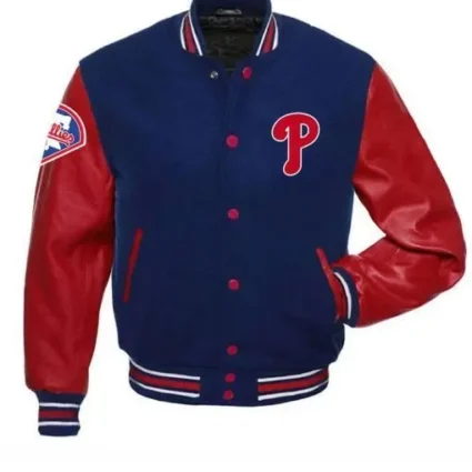 MLB Philadelphia Phillies Letterman Wool Jacket