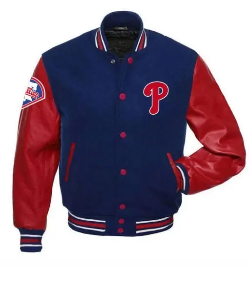 MLB Philadelphia Phillies Letterman Wool Jacket