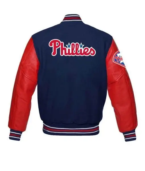 MLB Philadelphia Phillies Wool Letterman Jacket
