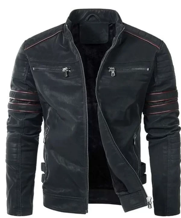 Men’s Pegasus Biker Genuine Leather Jacket