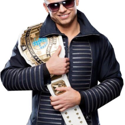 Michael Gregory WWE The Miz Faux Leather Coat