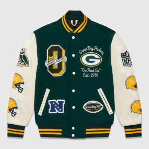 OVO X NFL Green Bay Packers Varsity Jacket