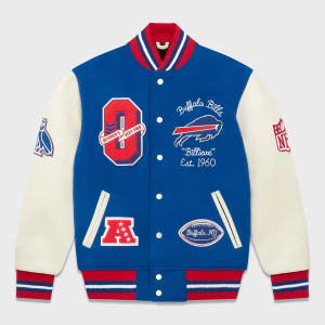 OVO x NFL Buffalo Bills Varsity Jacket