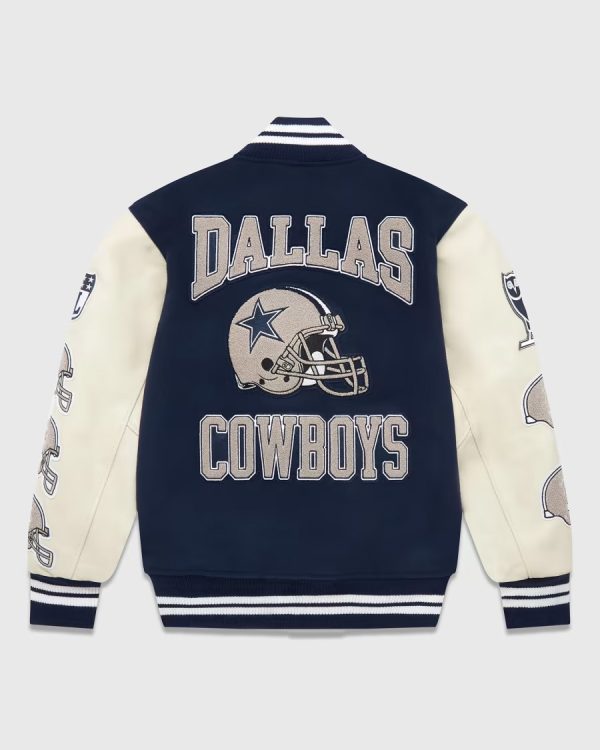 OVO x NFL Dallas Cowboys Varsity Navy Jacket