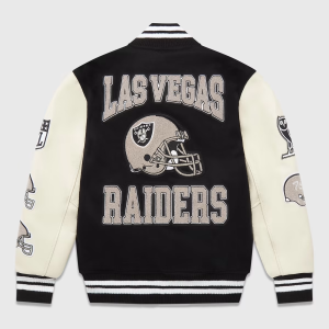 OVO x NFL Raiders Varsity Jacket