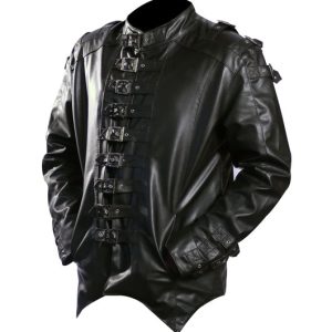 Special Halloween Black Leather Costume