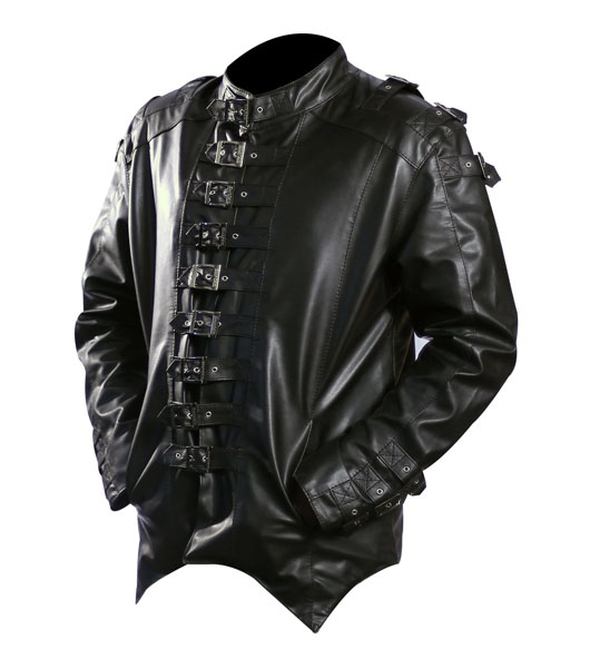 Special Halloween Black Leather Costume