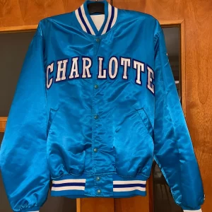 Starter Charlotte Hornets Bomber Satin Jacket