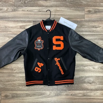 Supreme Team Varsity Black Jacket