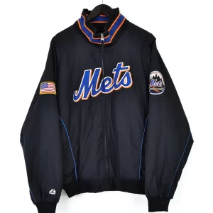 Vintage Mets Majestic NFL Bomber Jacket