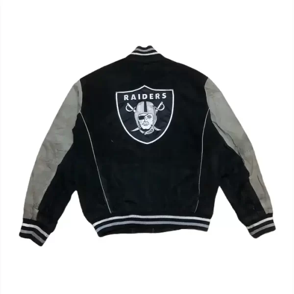 Vintage Raiders NFL Leather Jacket