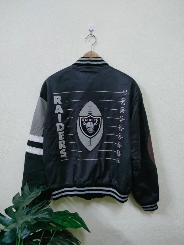 Vintage Raiders NFL Leather Jacket