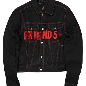 Vlone Friends Black Denim Jacket