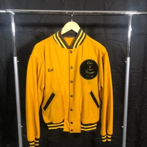 Yellow Varsity Wool Jacket