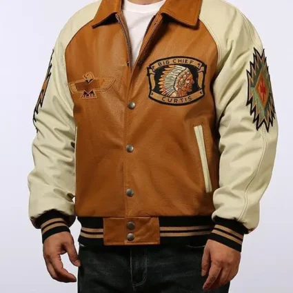 Big Chief Curtis Real Leather Jacket