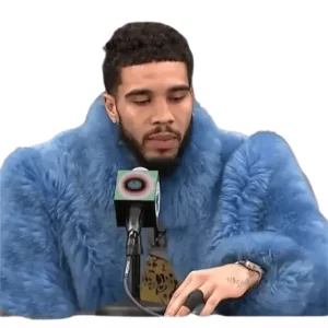 Boston Celtics Jayson Tatum Faux Fur Jacket