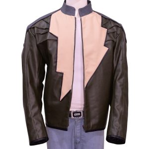 Brown Adam Injustice Genuine Leather Jacket