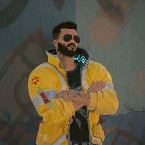 Cyberpunk 2077 Edgerunners Yellow Real Leather Jacket