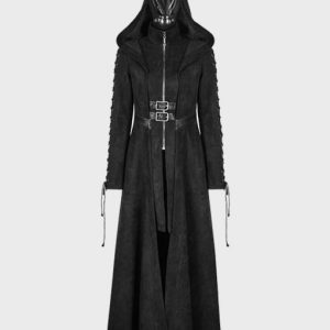 Dark Angel Gothic Wool-Blend Coat