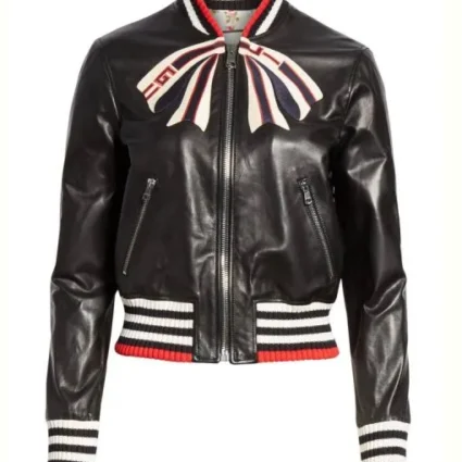 Dorinda Medley Real Leather Jacket