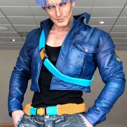 Dragon Ball Z Eric Vale Real Leather Jacket