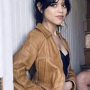 Finestkind Jenna Ortega Real Leather Jacket