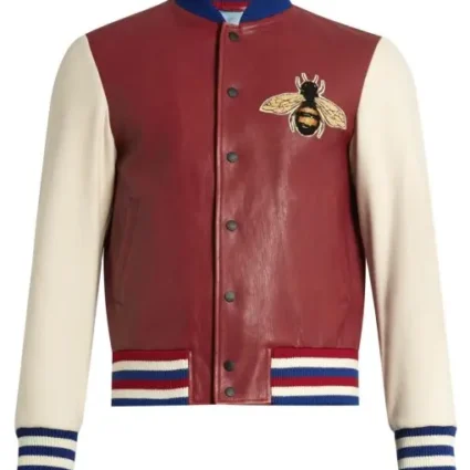 J Hope Blind For Love Red Leather Jacket