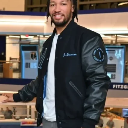 Jalen Brunson Villanova Wool Varsity Jacket