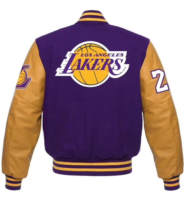 Los Angeles Lakers Kobe Bryant 24 Leather Jacket