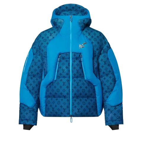 Louis Vuitton 2054 Blue Puffer Jacket