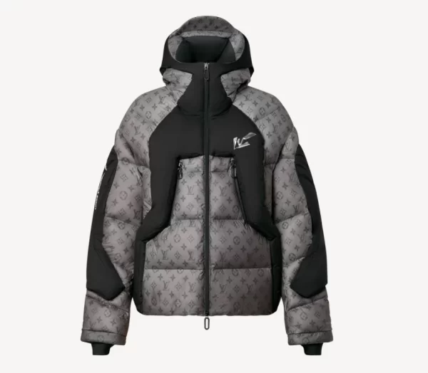 Louis Vuitton 2054 Gray Puffer Jacket