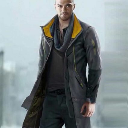 Markus Detroit Become Human Cotton Grey Coat