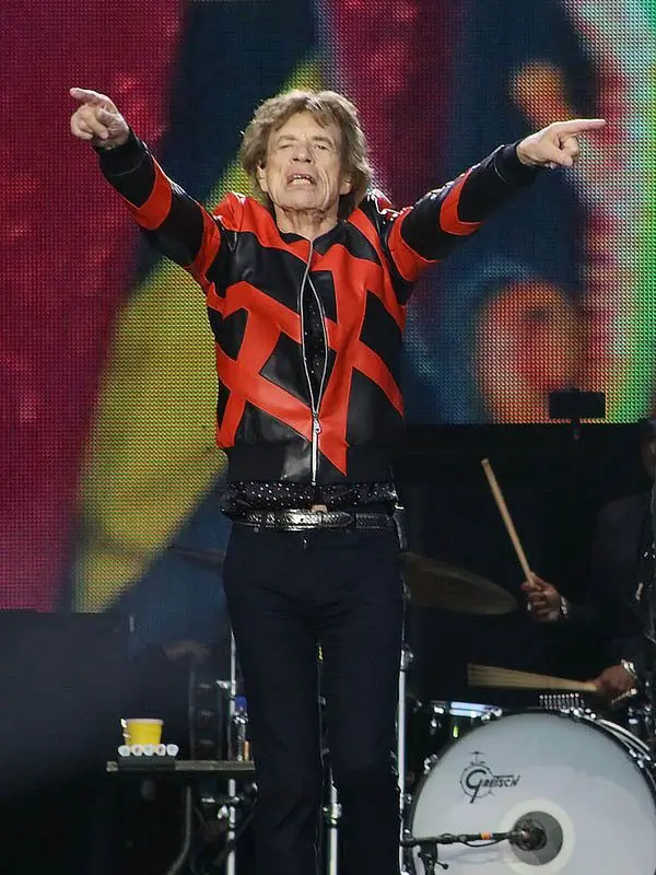 Mick Jagger Red And Black Jackets