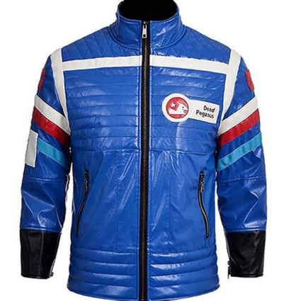 My Chemical Romance Blue Leather Jacket