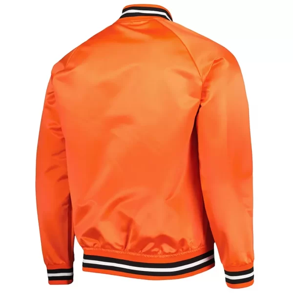 Orange San Francisco Giants Satin Raglan Full-Snap Jacket