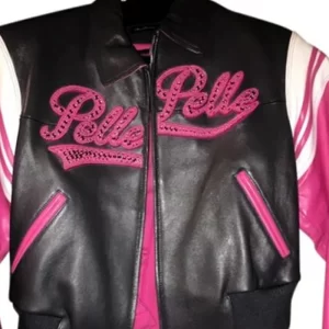 Pink Pelle Pelle Leather Jacket