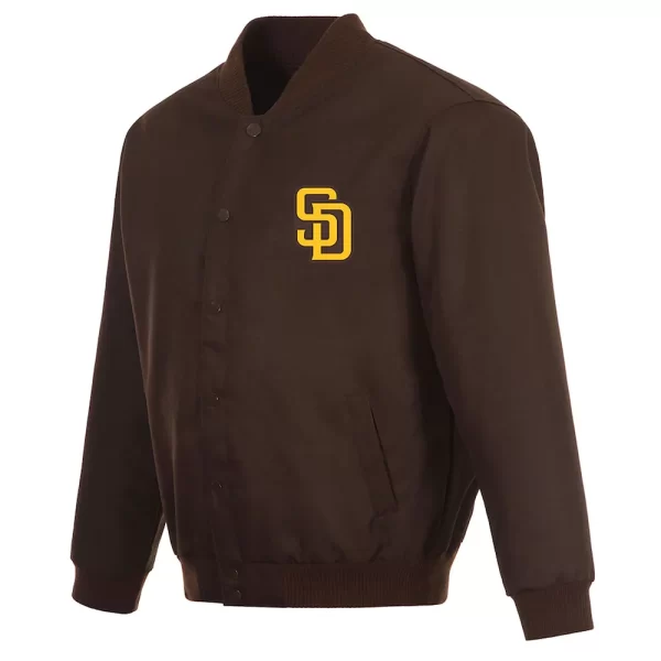 San Diego Padres Poly-Twill Brown Jacket